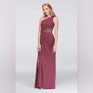 David's Bridal bridesmaid dress dB studio